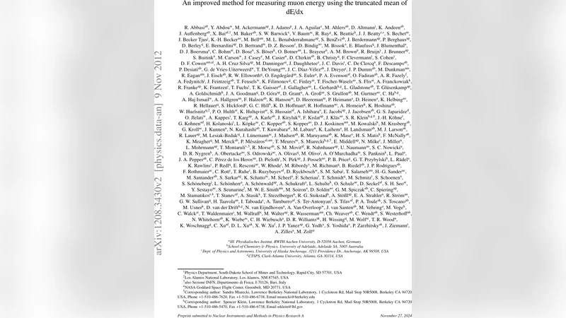 An improved method for measuring muon energy using the truncated mean of   dE/dx