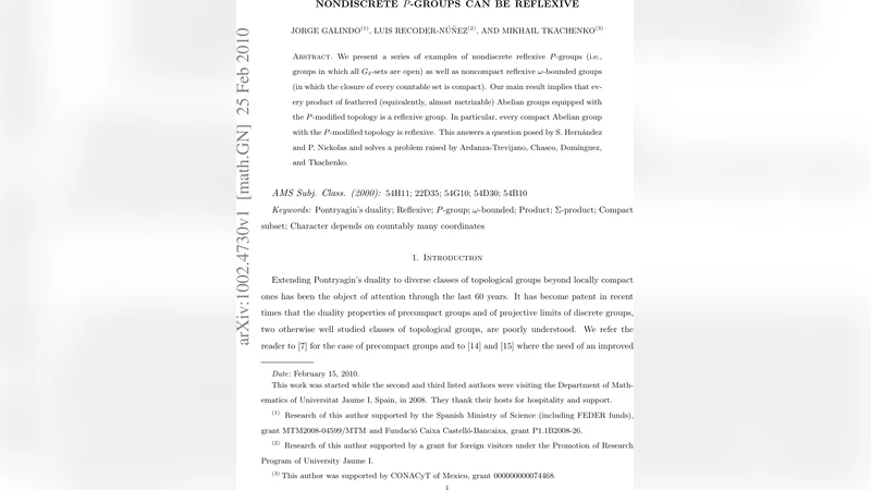 Nondiscrete P-Groups Can be Reflexive