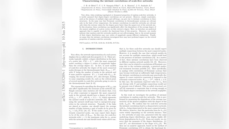 Characterizing the intrinsic correlations of scale-free networks