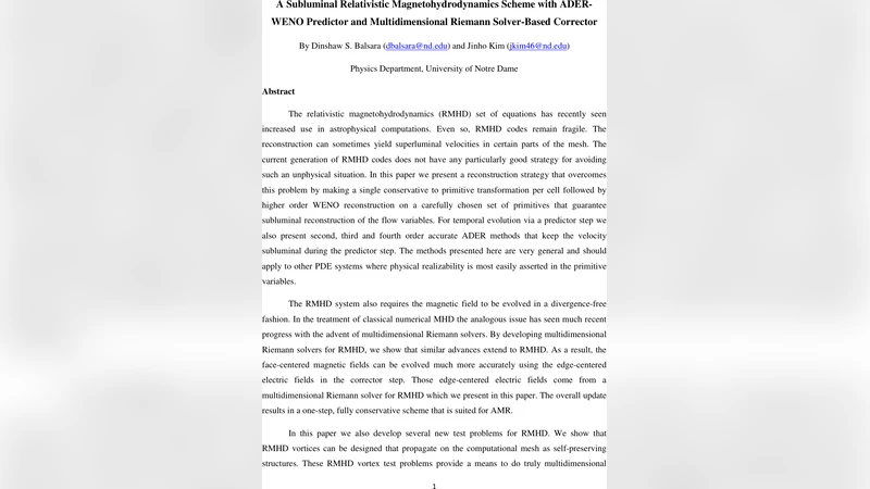 A Subluminal Relativistic Magnetohydrodynamics Scheme with ADER-WENO   Predictor and Multidimensional Riemann Solver-Based Corrector