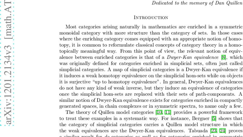 On the homotopy theory of enriched categories