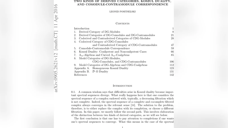 Two kinds of derived categories, Koszul duality, and   comodule-contramodule correspondence