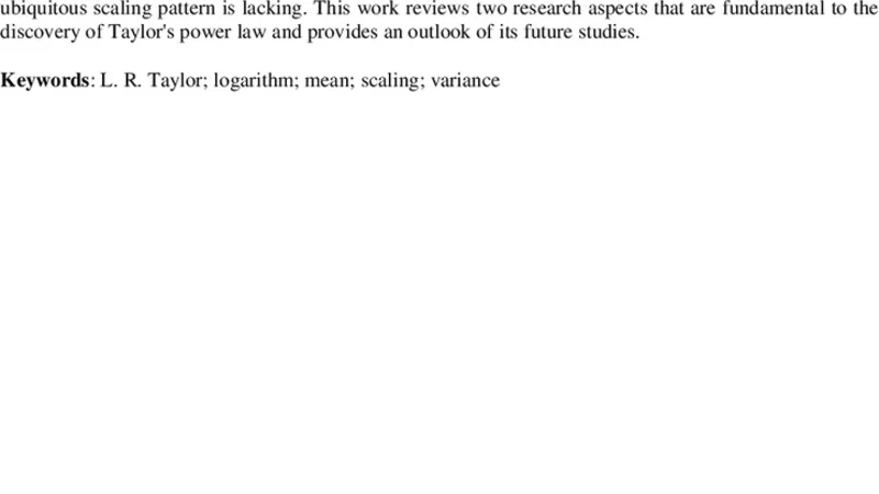 Taylors power law: before and after 50 years of scientific scrutiny
