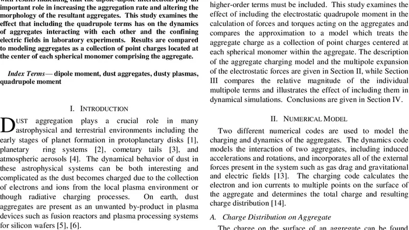 Multipole Expansions of Aggregate Charge: How Far to Go?