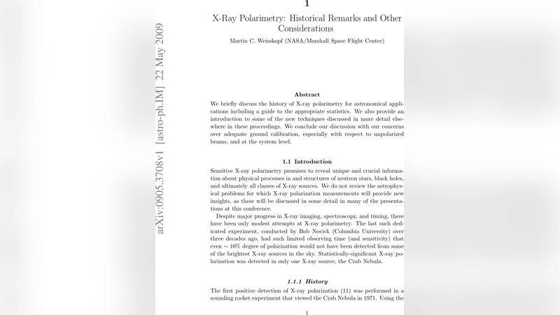 X-Ray Polarimetry: Historical Remarks and Other Considerations