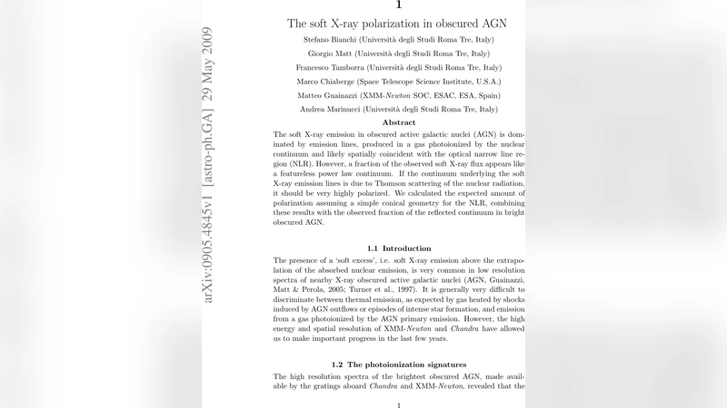 The soft X-ray polarization in obscured AGN