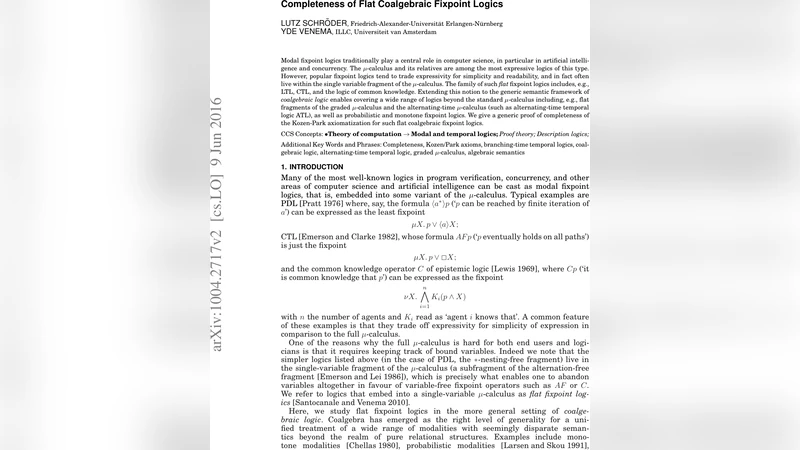 Completeness of Flat Coalgebraic Fixpoint Logics