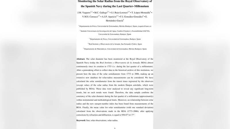 Monitoring the Solar Radius from the Royal Observatory of the Spanish   Navy during the Last Quarter-Millennium