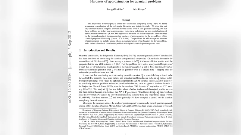 Hardness of approximation for quantum problems