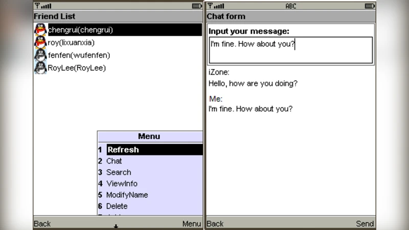 iZone: A Location-Based Mobile Social Networking System