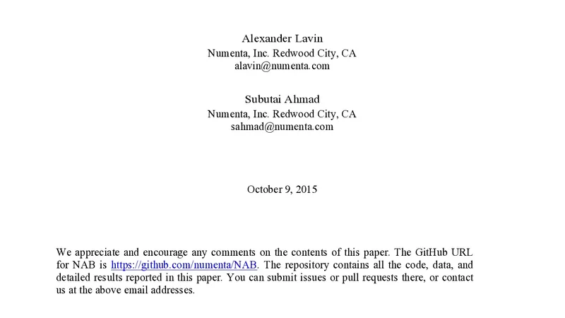 Evaluating Real-time Anomaly Detection Algorithms - the Numenta Anomaly   Benchmark
