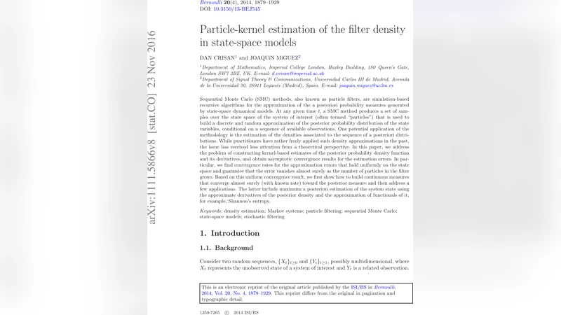 Particle-kernel estimation of the filter density in state-space models