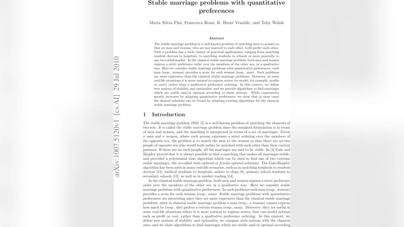Stable marriage problems with quantitative preferences