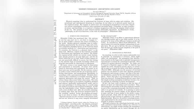 Modern Cosmology: Assumptions and Limits