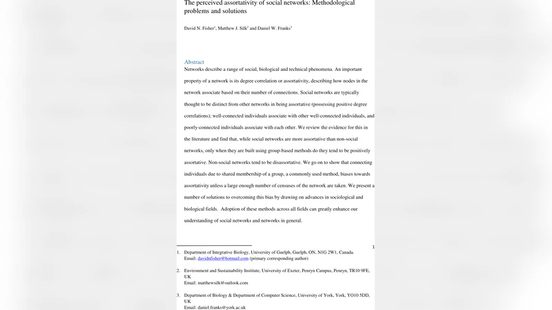 The perceived assortativity of social networks: Methodological problems   and solutions