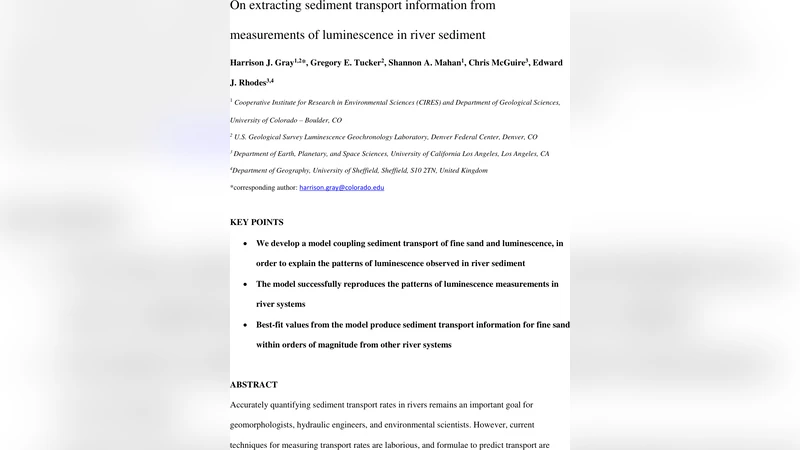 On extracting sediment transport information from measurements of   luminescence in river sediment