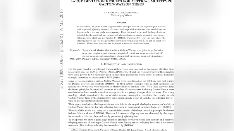 Large deviation results for Critical Multitype Galton-Watson trees