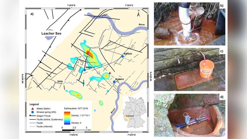 Fluctuations of gas concentrations in three mineral springs of the East   Eifel Volcanic field (EEVF)