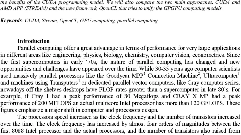GPGPU Computing