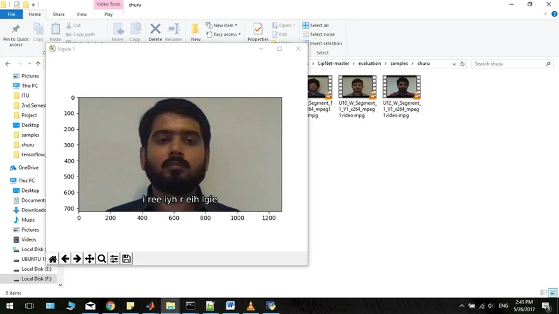 Deep Learning for Lip Reading using Audio-Visual Information for Urdu   Language
