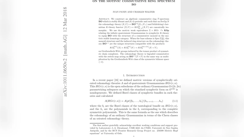On the motivic commutative ring spectrum BO