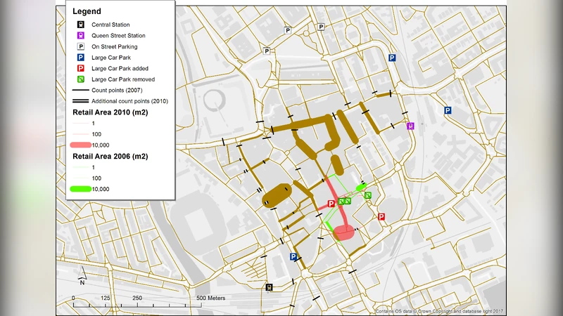 Testing the ability of Multivariate Hybrid Spatial Network Analysis to   predict the effect of a major urban redevelopment on pedestrian flows