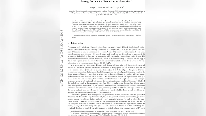 Strong Bounds for Evolution in Undirected Graphs