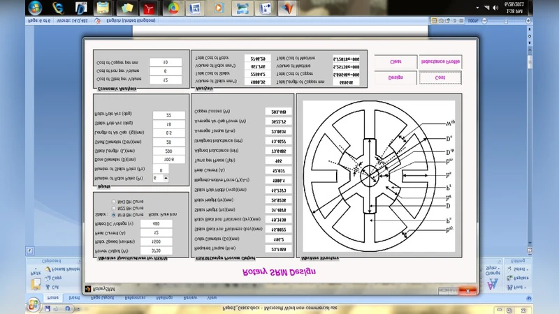 Universal Computer aided design for electrical machines