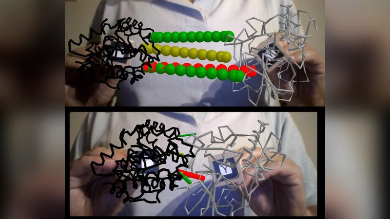 Towards Commodity, Web-Based Augmented Reality Applications for Research   and Education in Chemistry and Structural Biology