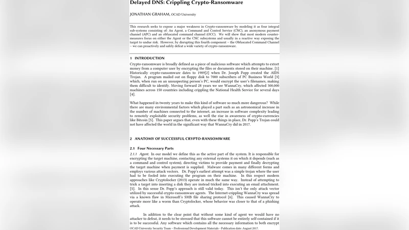 Crippling Crypto-Ransomware