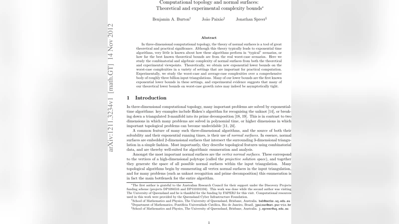 Computational topology and normal surfaces: Theoretical and experimental   complexity bounds