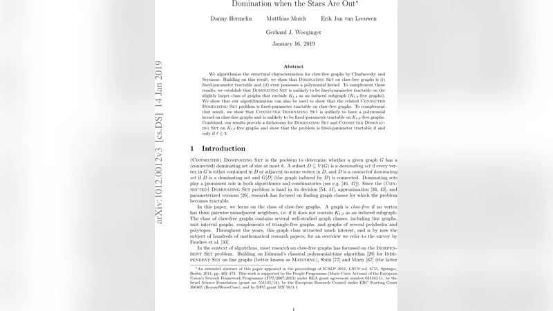 Domination When the Stars Are Out