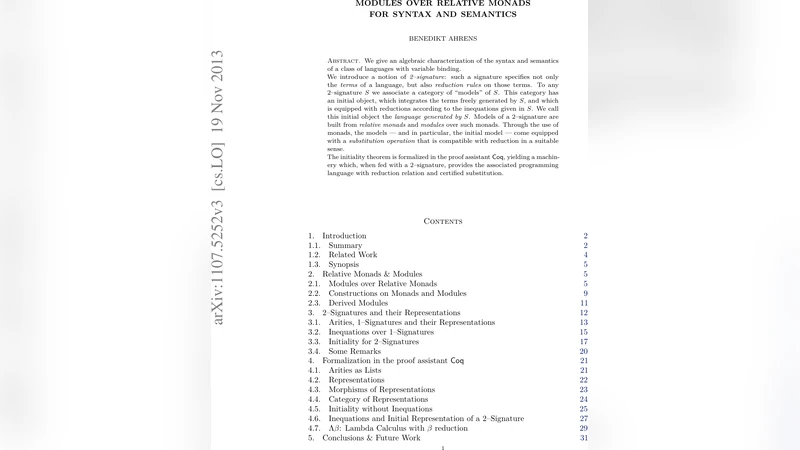 Modules over relative monads for syntax and semantics