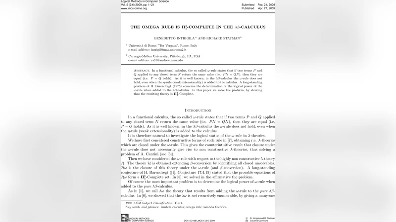 The Omega Rule is $mathbf{Pi_{1}^{1}}$-Complete in the   $lambdabeta$-Calculus