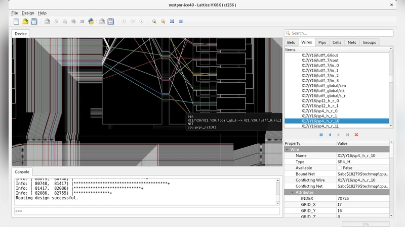 Yosys+nextpnr: an Open Source Framework from Verilog to Bitstream for   Commercial FPGAs