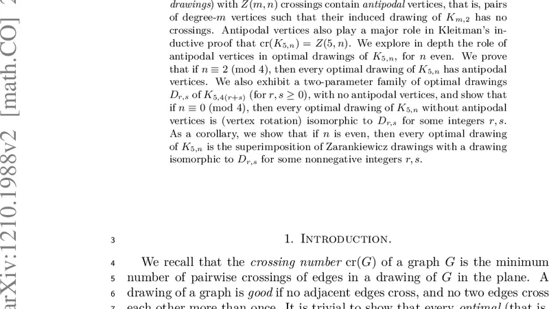 The optimal drawings of K_{5,n}