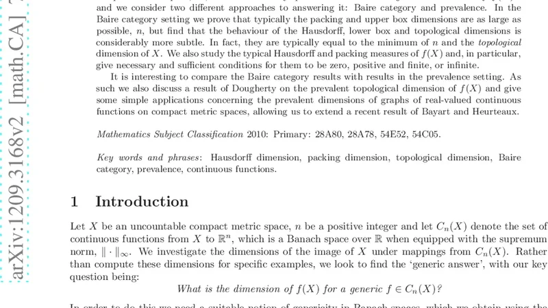 Dimension and measure for generic continuous images