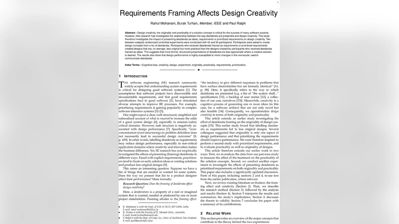 Requirements Framing Affects Design Creativity