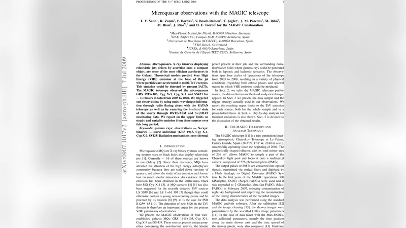 Microquasar observations with the MAGIC telescope