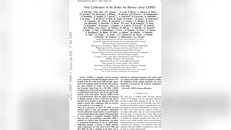 Time Calibration of the Radio Air Shower Array LOPES