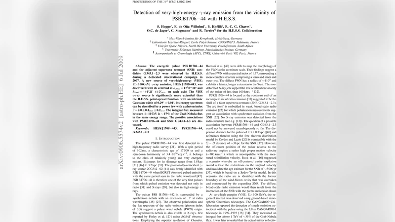 Detection of very-high-energy gamma-ray emission from the vicinity of   PSR B1706-44 with H.E.S.S