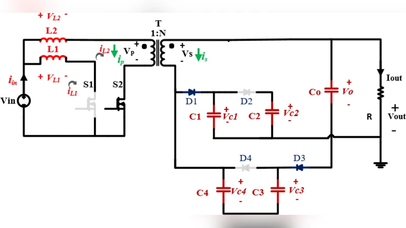 Design of a High Step-up DC-DC Power Converter with Voltage Multiplier   Cells and Reduced Losses on Semiconductors for Photovoltaic Systems