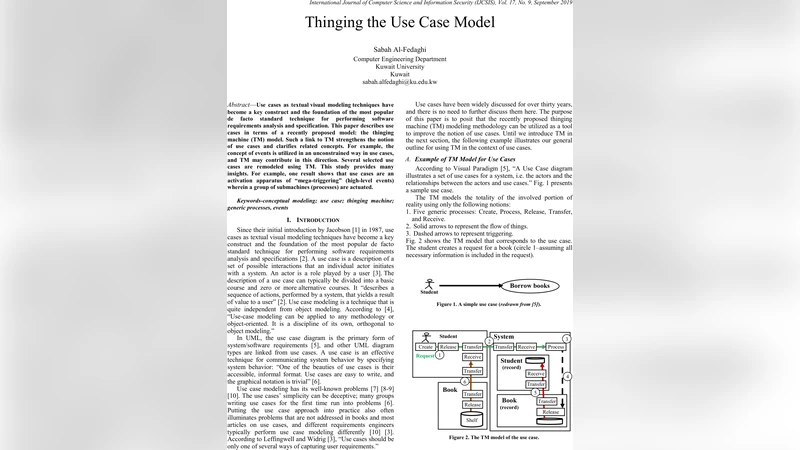 Thinging the Use Case Model