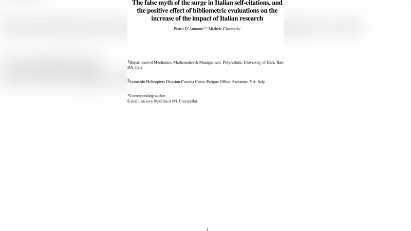 The false myth of the rise in self-citations, and the impressively   positive effect of bibliometric evaluations on the increase of the impact of   Italian research