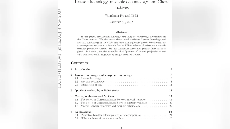 Lawson homology, morphic cohomology and Chow motives