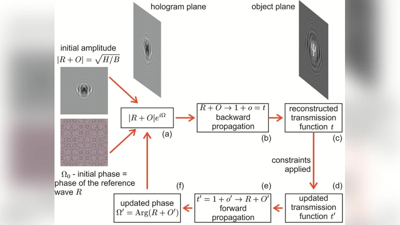Iterative phase retrieval for digital holography