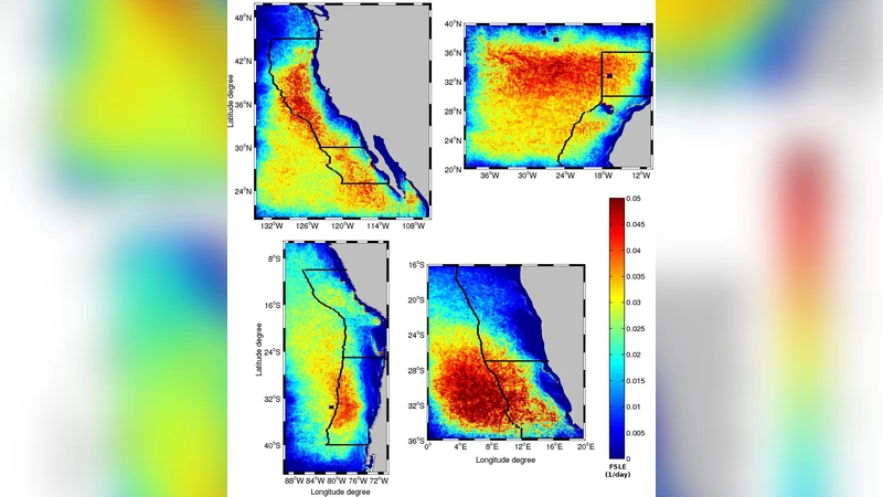 Surface mixing and biological activity in the four Eastern Boundary   Upwelling Systems