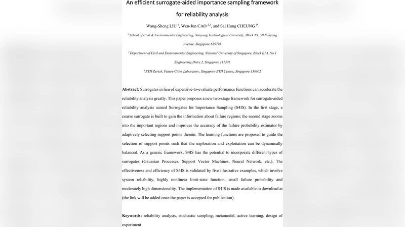 An efficient surrogate-aided importance sampling framework for   reliability analysis