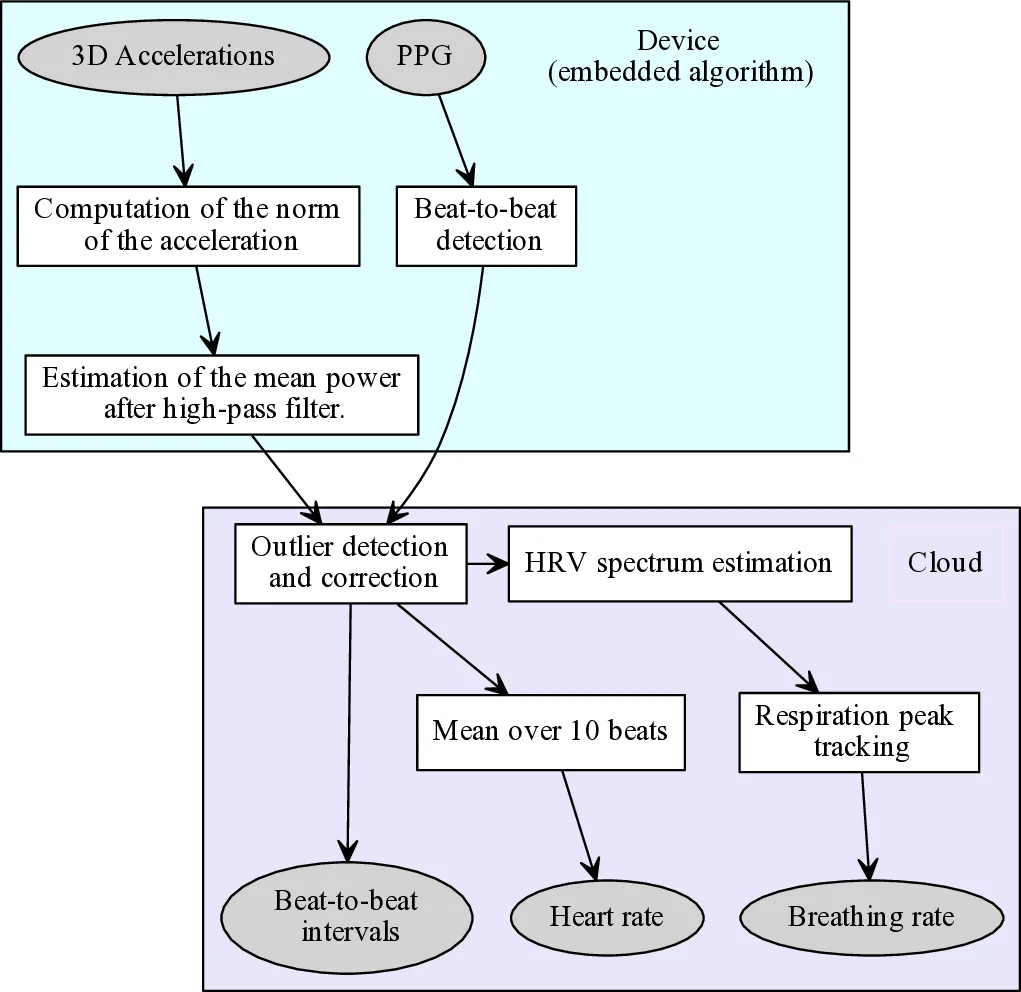 Respiratory and cardiac monitoring at night using a wrist wearable   optical system