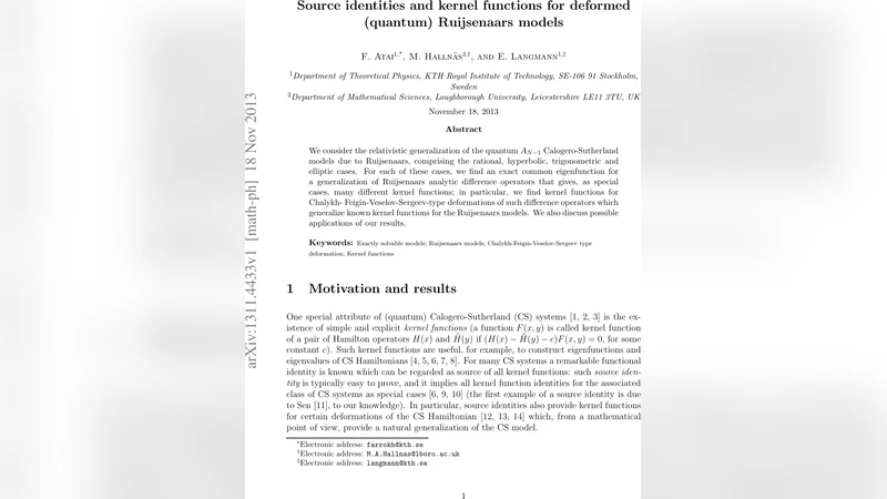 Source identities and kernel functions for deformed (quantum)   Ruijsenaars models